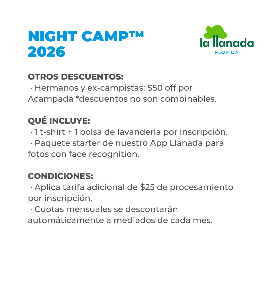 condiciones night camp esp movil